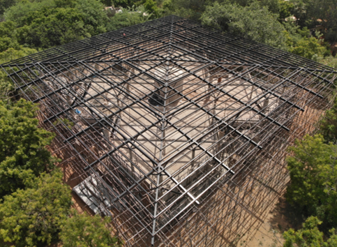 FRP Roof Truss Installation